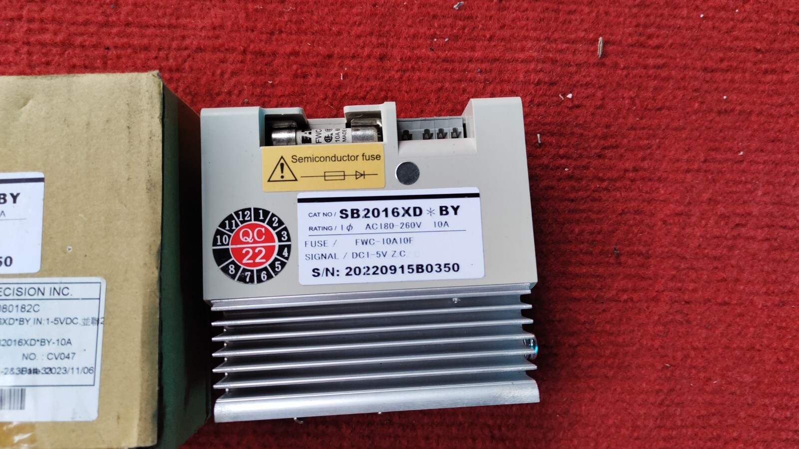 P:70 Zerospan SB2016XD*AY Heatsoft Power DC4-20mA , Ac180-260V , EN60947-1