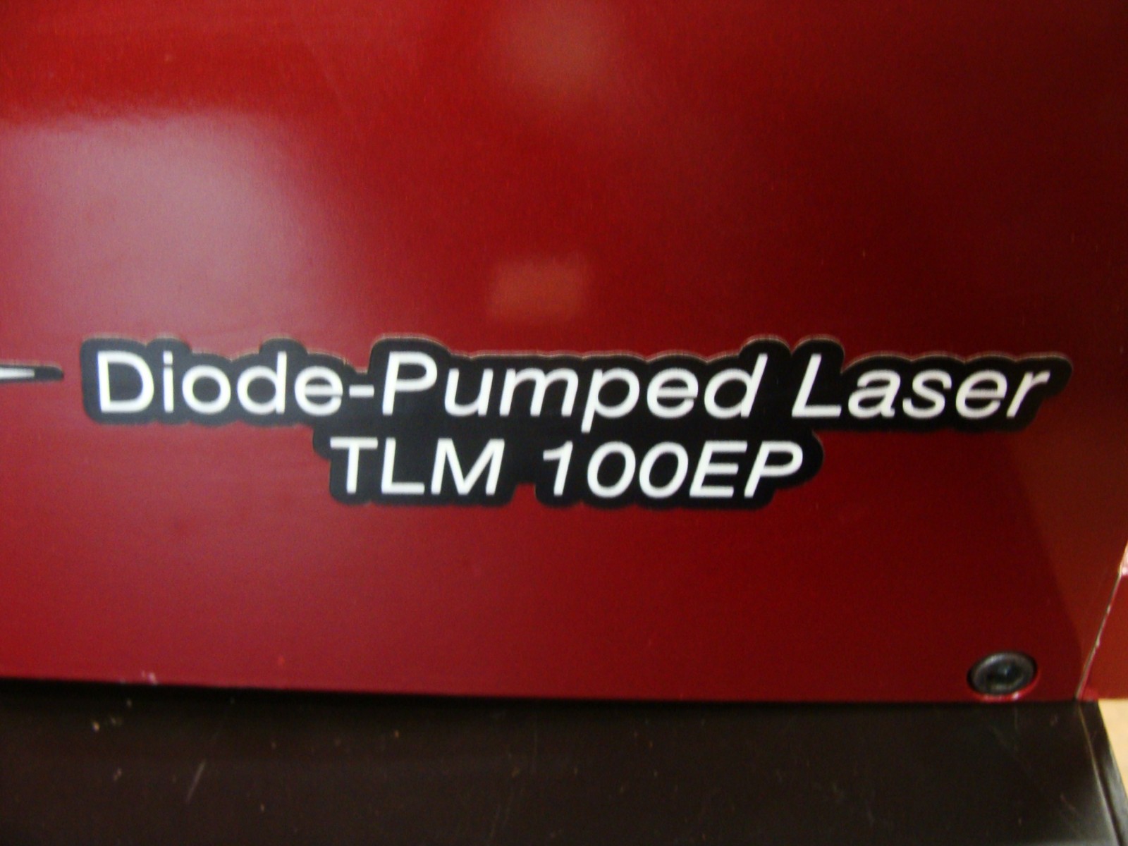 TELESIS TLM SERIES DIODE-PUMPED LASER SYSTEM TLM 100EP