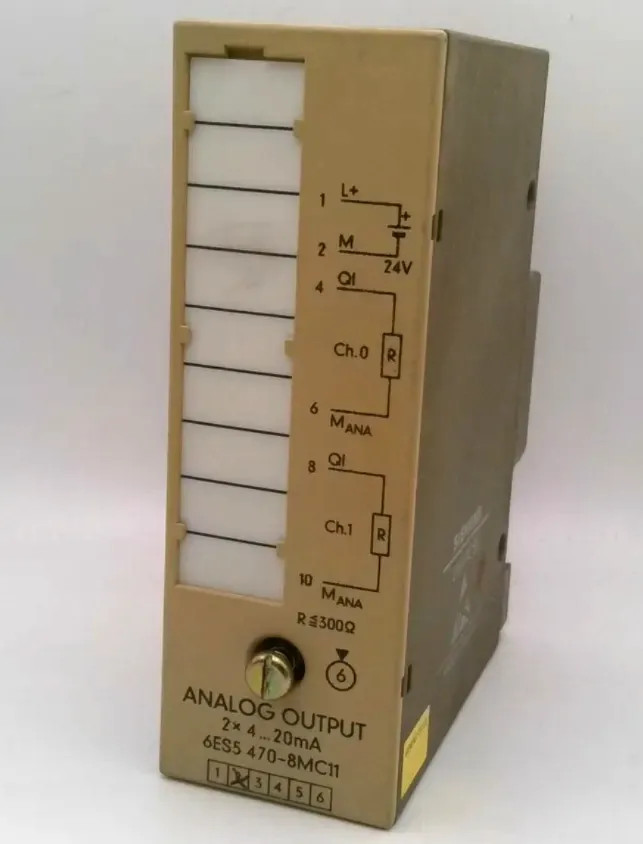SIEMENS 6ES5 470-8MC11 ANALOG OUTPUT