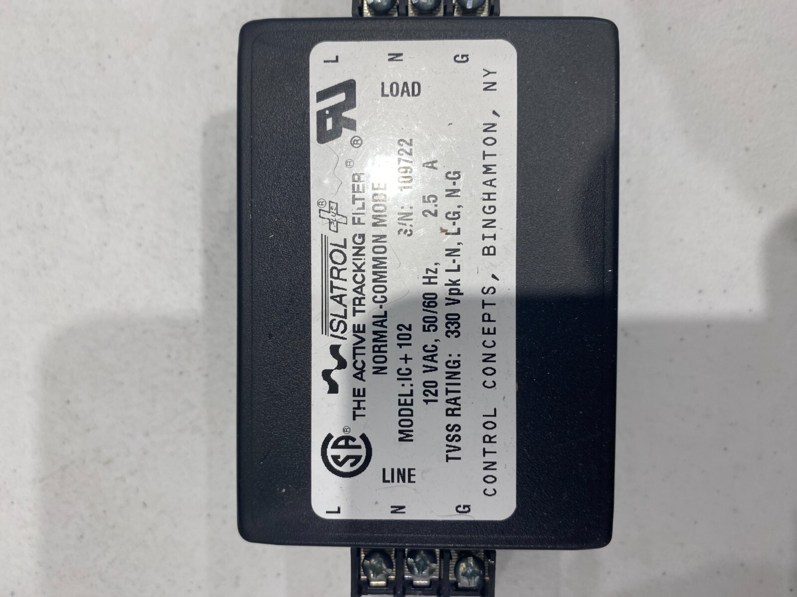 USED ISCATROL TRACKING FILTER IC+102
