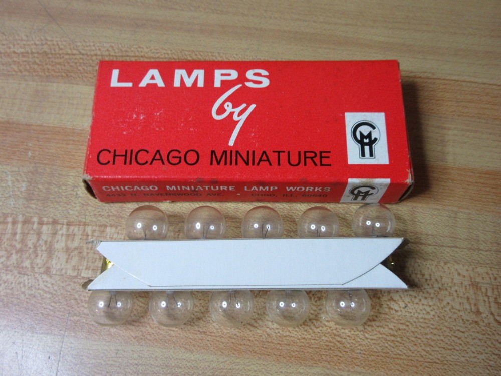 Chicago Miniature 55 Miniature Lamp Light Bulb CM55 (Pack of 10)