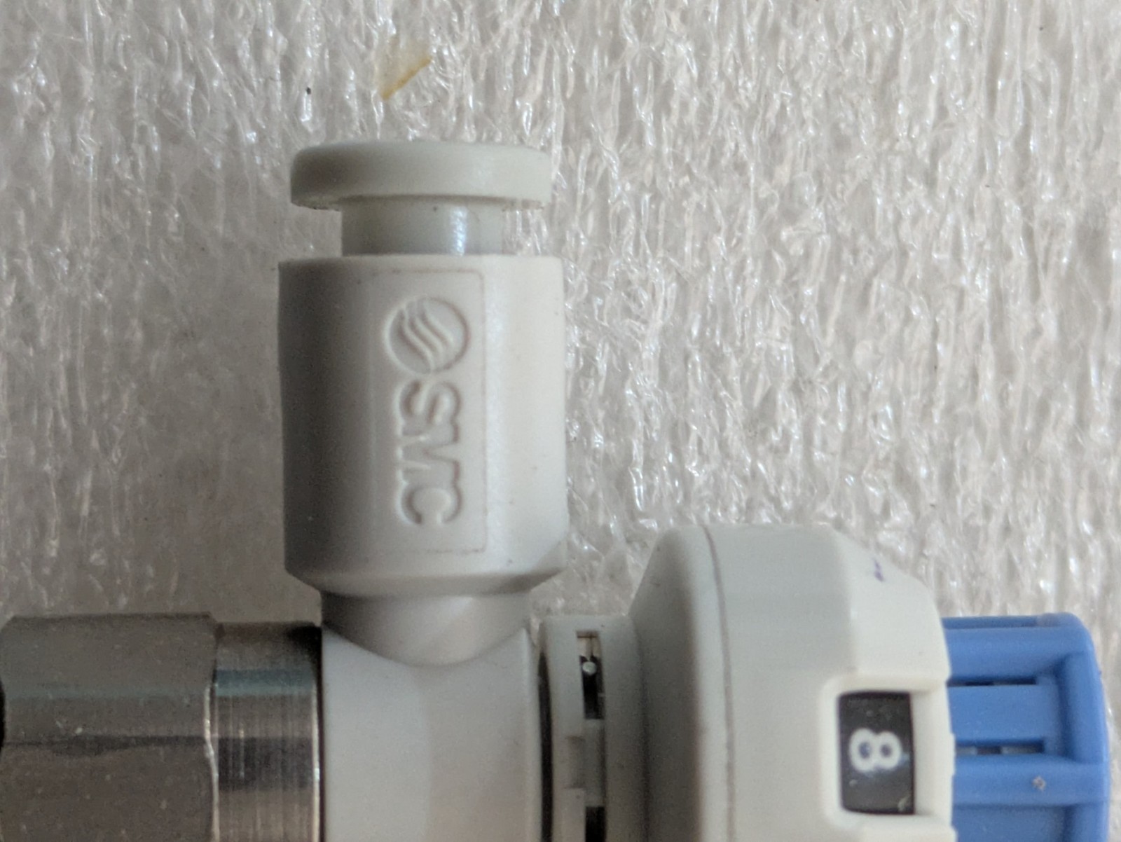 SMC AS1211F Speed Controller Elbow 5/32 M5 Metered-In Pneumatic Flow Valve OEM