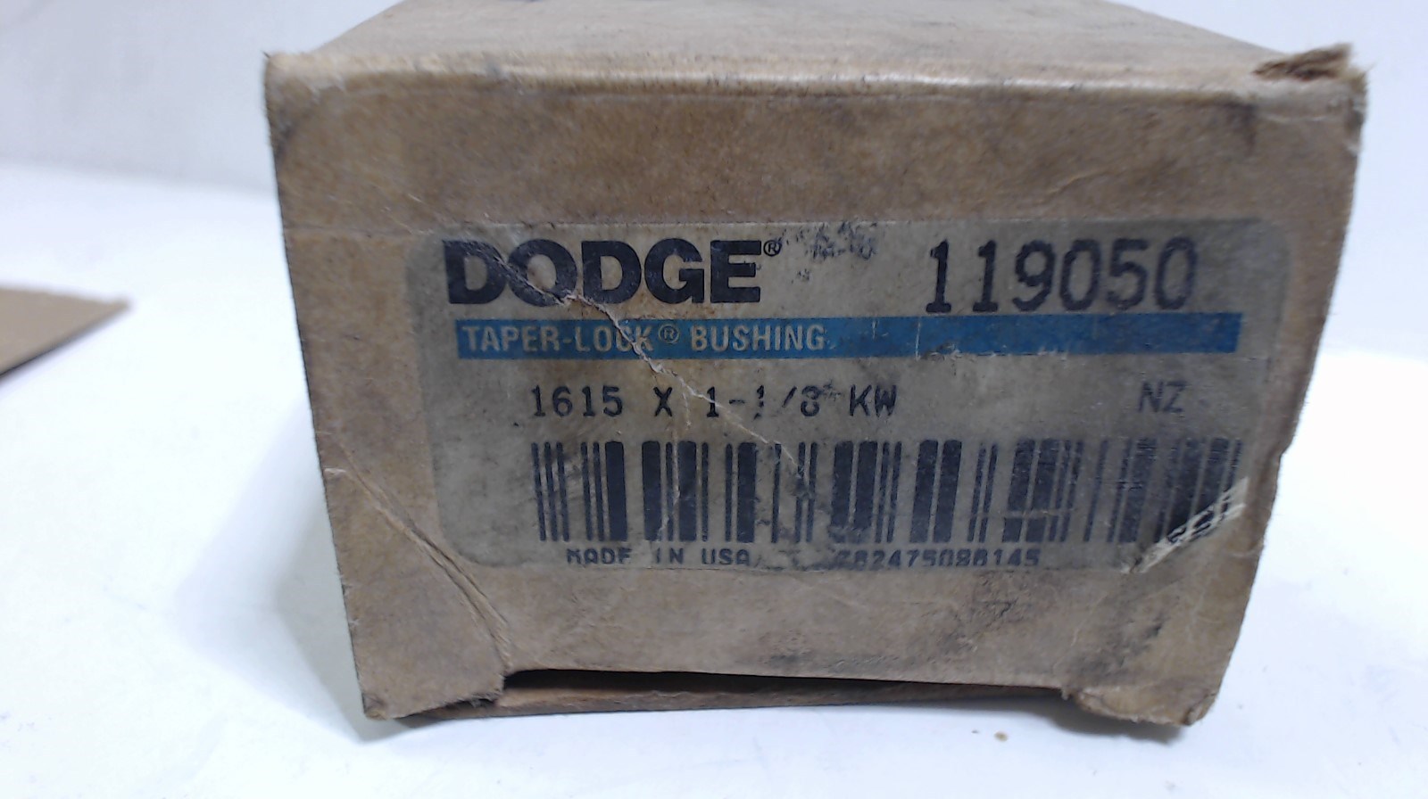 Dodge Taper-Lock Bushing – 119050 – 1615 X 1 1/8″ Kw – New
