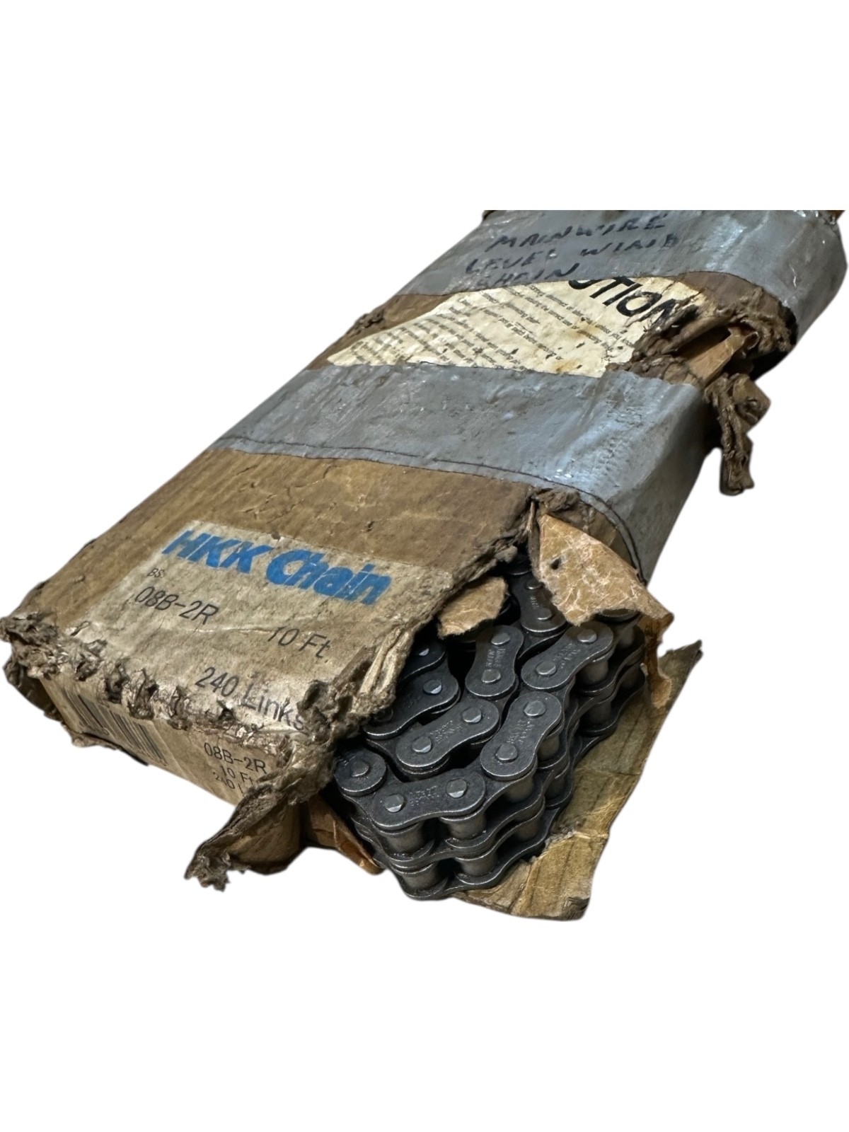 New HKK Chain 08B-2R, 240 Links 10ft Roller Chain **SALE**