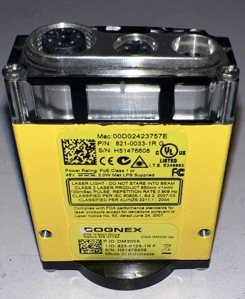 COGNEX 821-0033-1R BARCODE READER