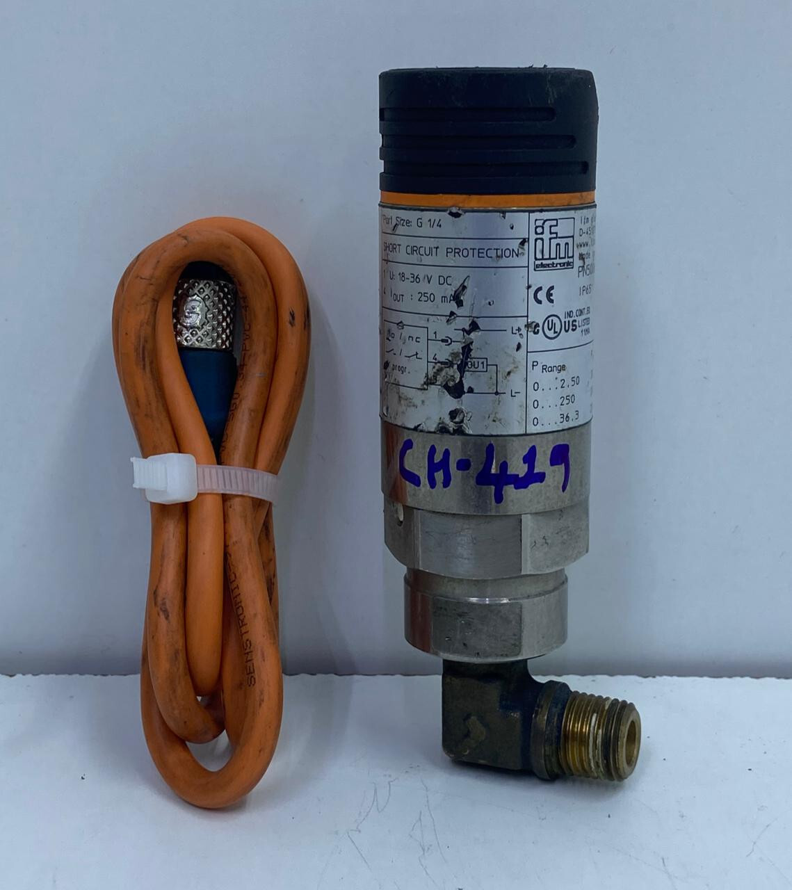 Ifm Electronics Pressure sensor with display PN5006 , CH#419