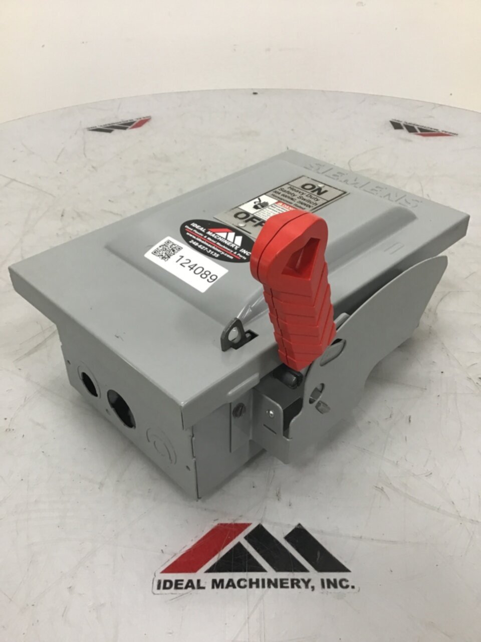 SIEMENS 30 Amp Safety Disconnect Switch HNF361 VBII Used #124089