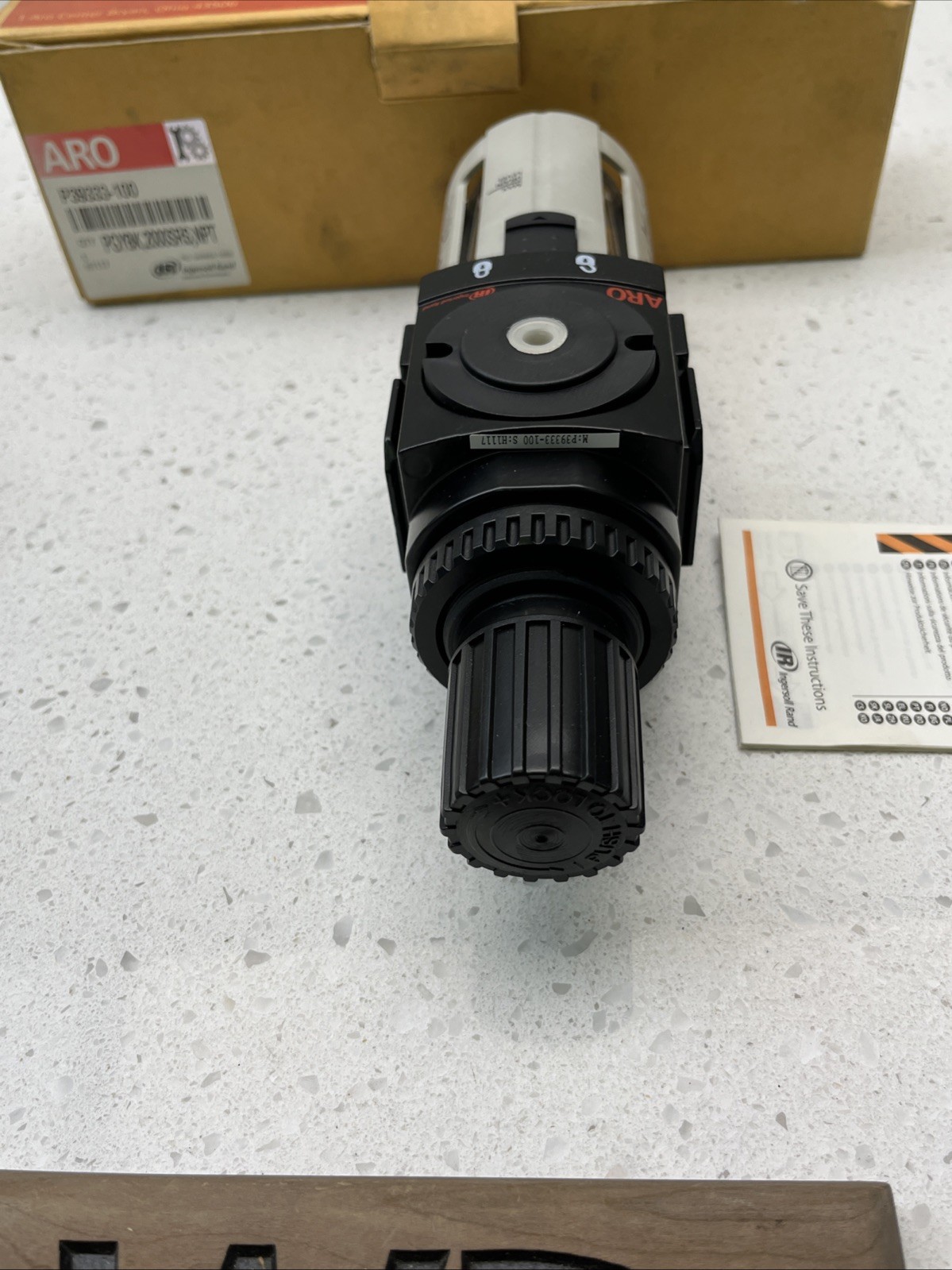 Aro P39333-100 Filter/Regulator, 9.96 In. H, 3.15 In. W