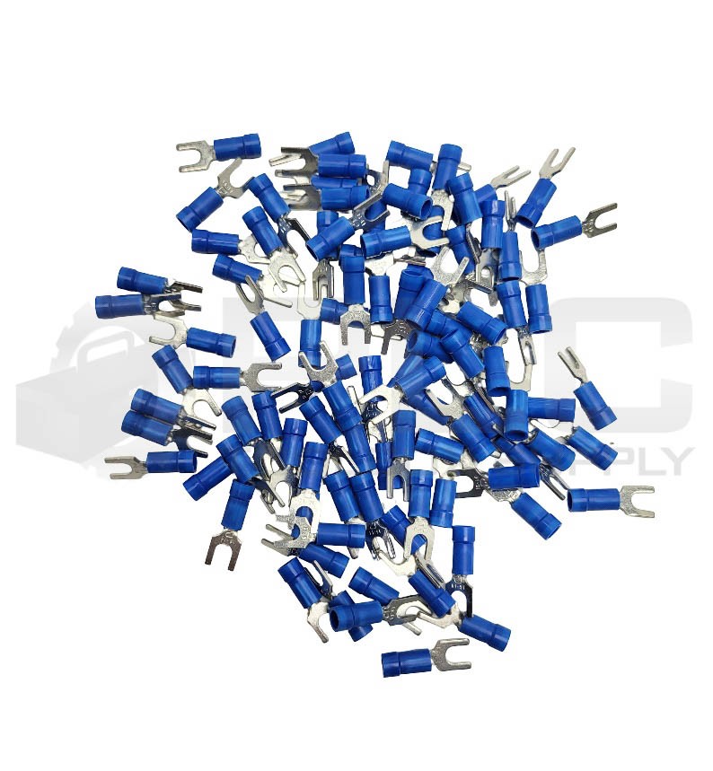 NEW LOT OF 95 PANDUIT PV14-8F-C FORK TERMINALS 16-14AWG