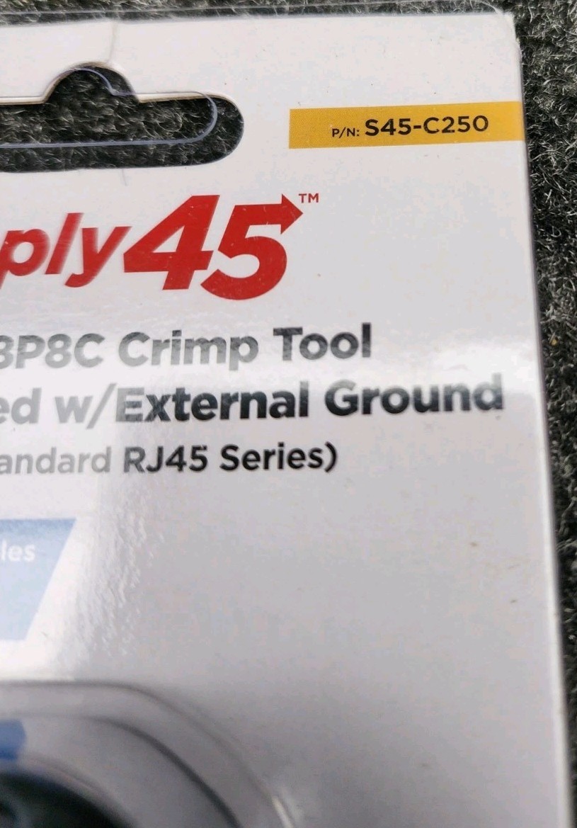 Simply45 S45-C250 Universal Standard WE/SS (8P8C) Crimp Tool