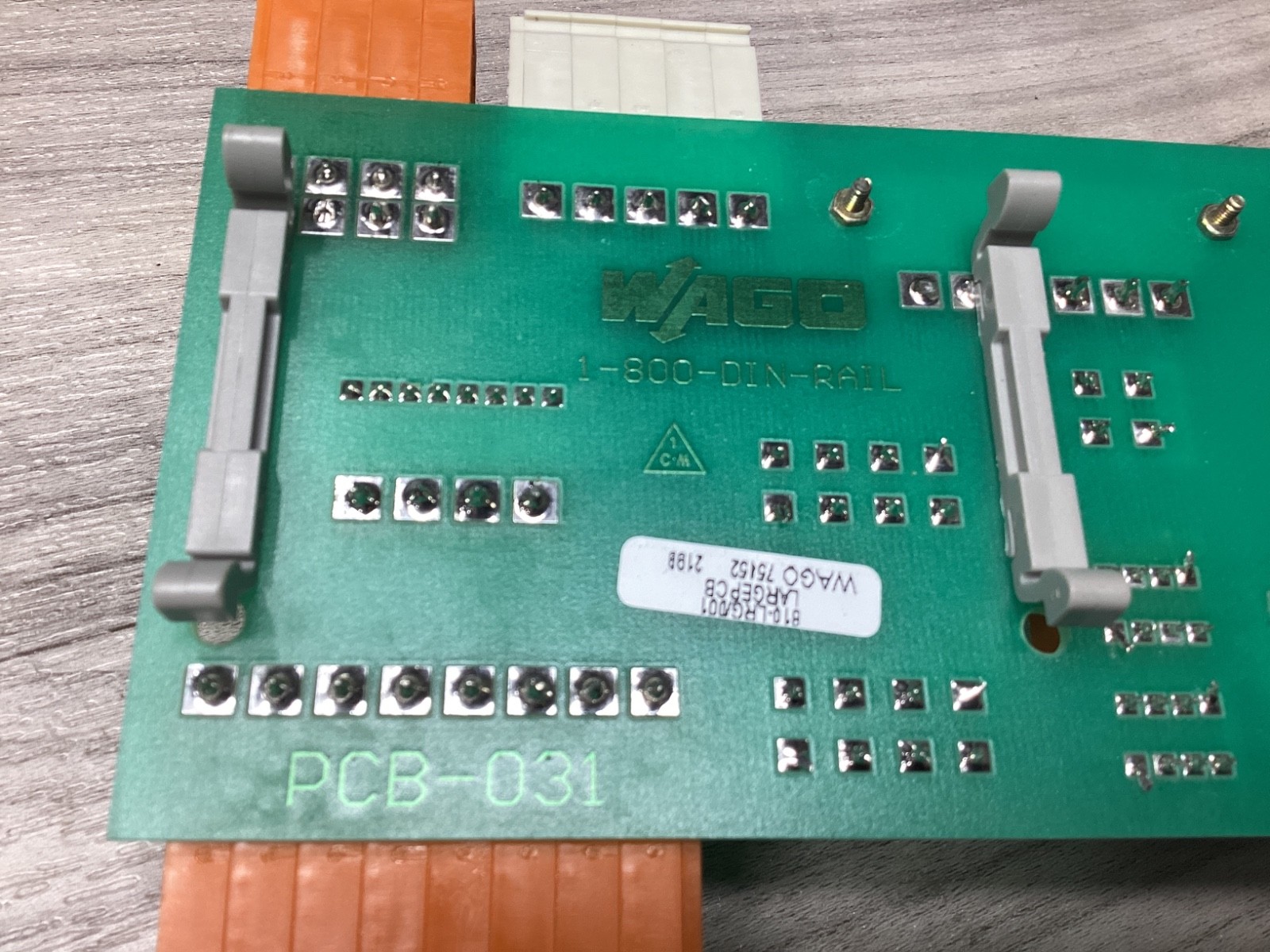 WAGO 1-800-DIN-RAIL PCB-031 #115X61