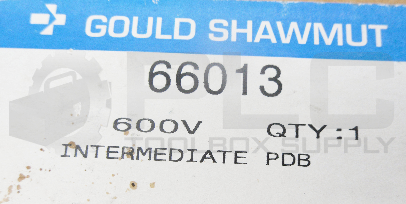 NEW GOULD SHAWMUT 66013 FUSE DISTRIBUTION BLOCK 3P 600V *READ*