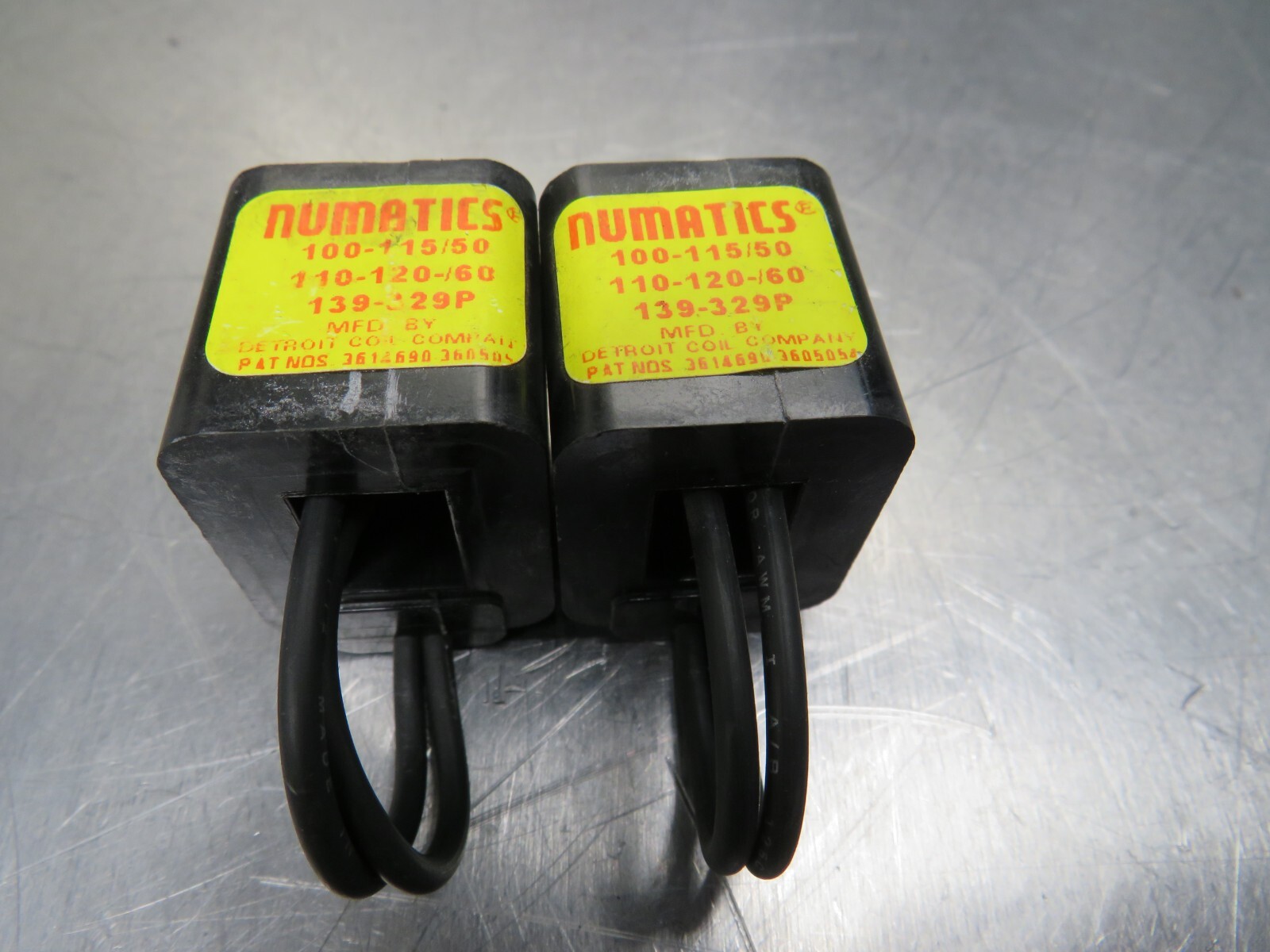 Numatics 139-329P Coil 120V Lot of 2!