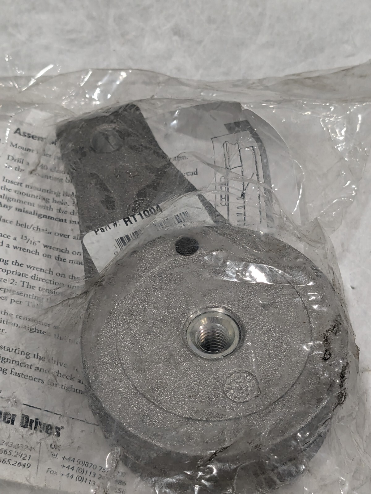 Fenner Aluminum Rotary Tensioner, Max Force 45lbs, Min Force 20lbs RT1004
