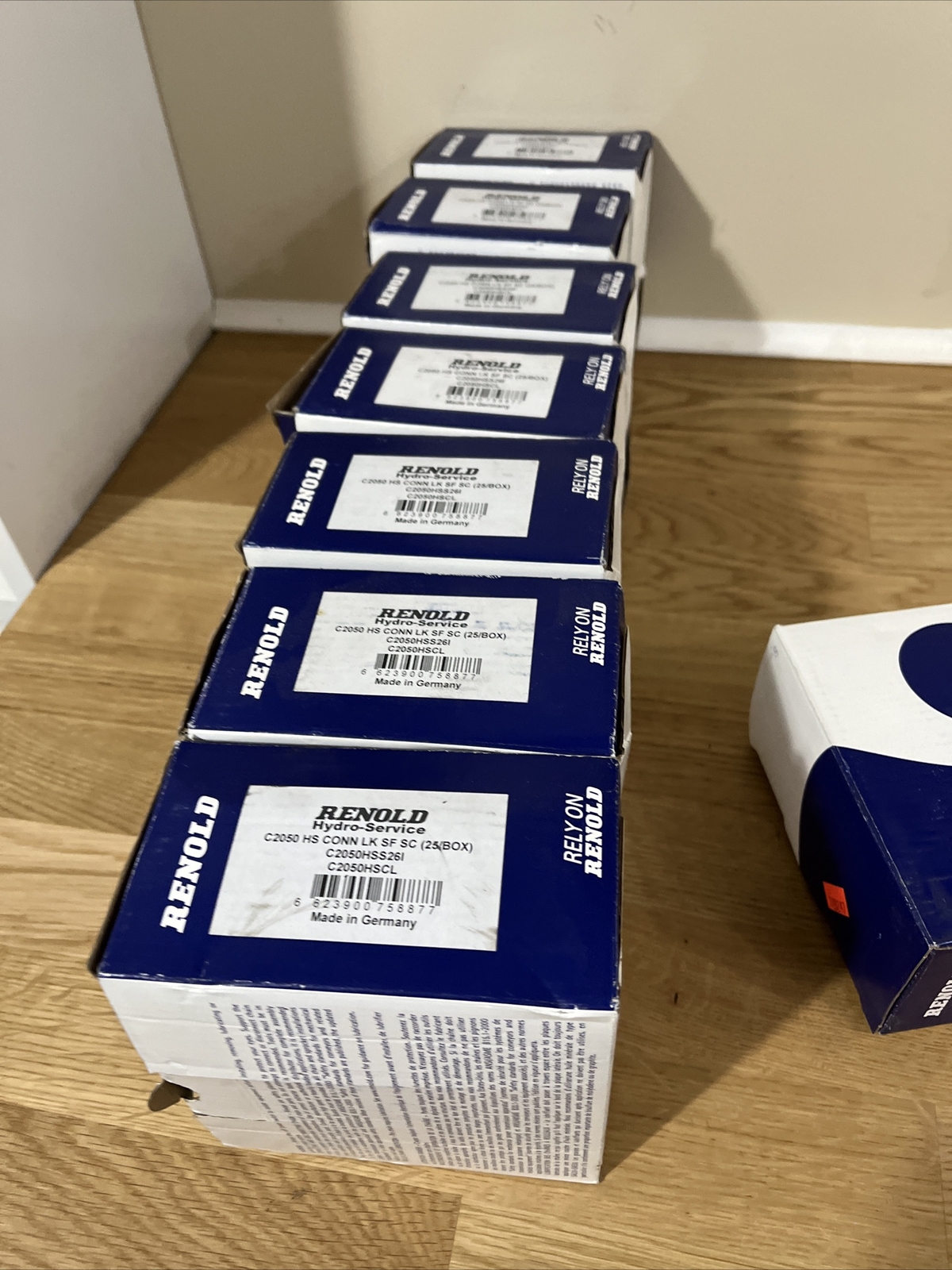 Renold Chain C2050 C2050HSCL Double Pitch Roller Chain Link – QTY 25. Box