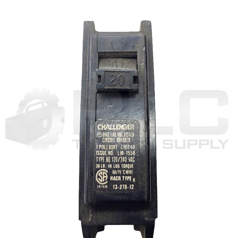 LOT OF 5 CHALLENGER E16248 CIRCUIT BREAKER 1P 20A