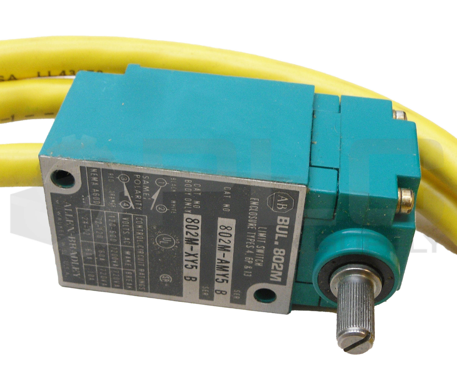 NEW ALLEN BRADLEY 802M-AMY5 LIMIT SWITCH W/ 802M-XY5 /B W/ 802M-AMX /B 1.52M