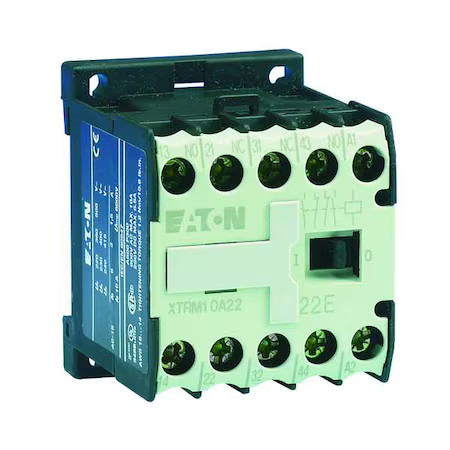 Eaton Xtrm10a40b Iecminicontrolrelay, 4No, 220/240Vac, 10A