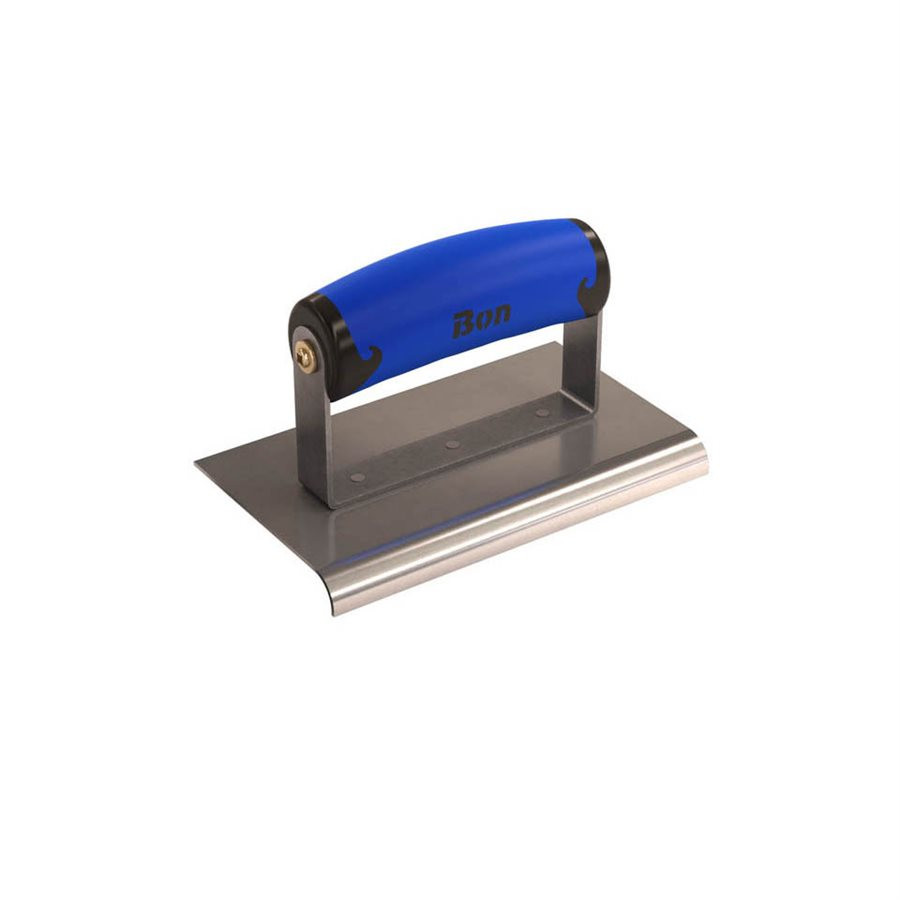 Bon 62-439 Stainless Steel Sidewalk Edger 6 x 3 1/2 – 3/8 Radius 1/2 Depth