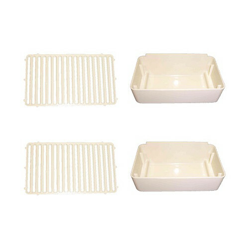 Combo Pack, 2 Drip Pans and 2 Drip Pan Covers, Replaces Crathco 2231 & 2232