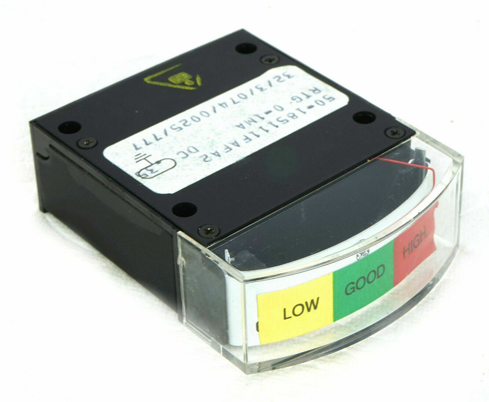 GE turbine Edgewise Panel Meter type 185 Low Good High for Helicopter Cockpit