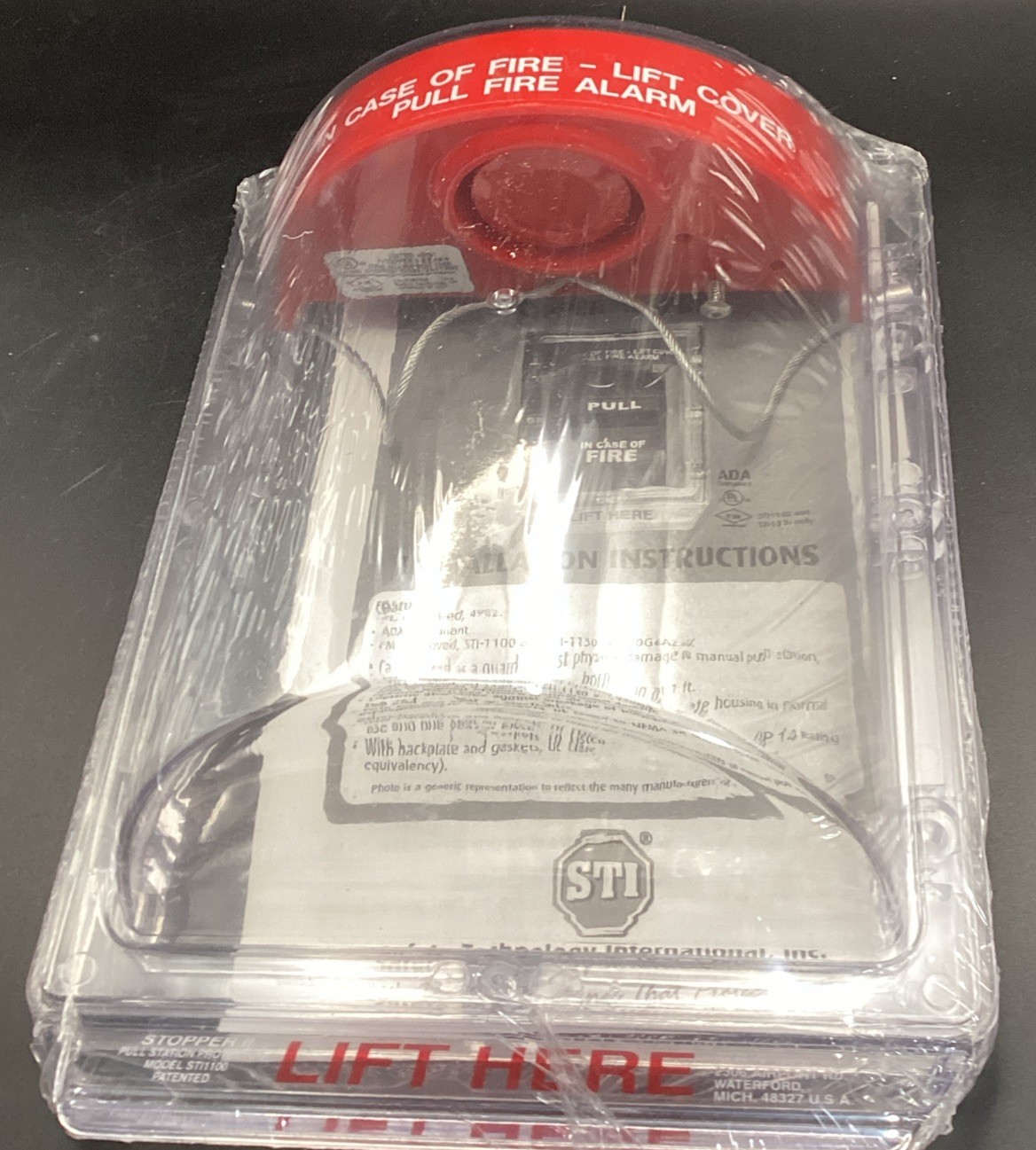 NEW STI stopper II with horn, False fire alarm stopper flush mount ST1-1100