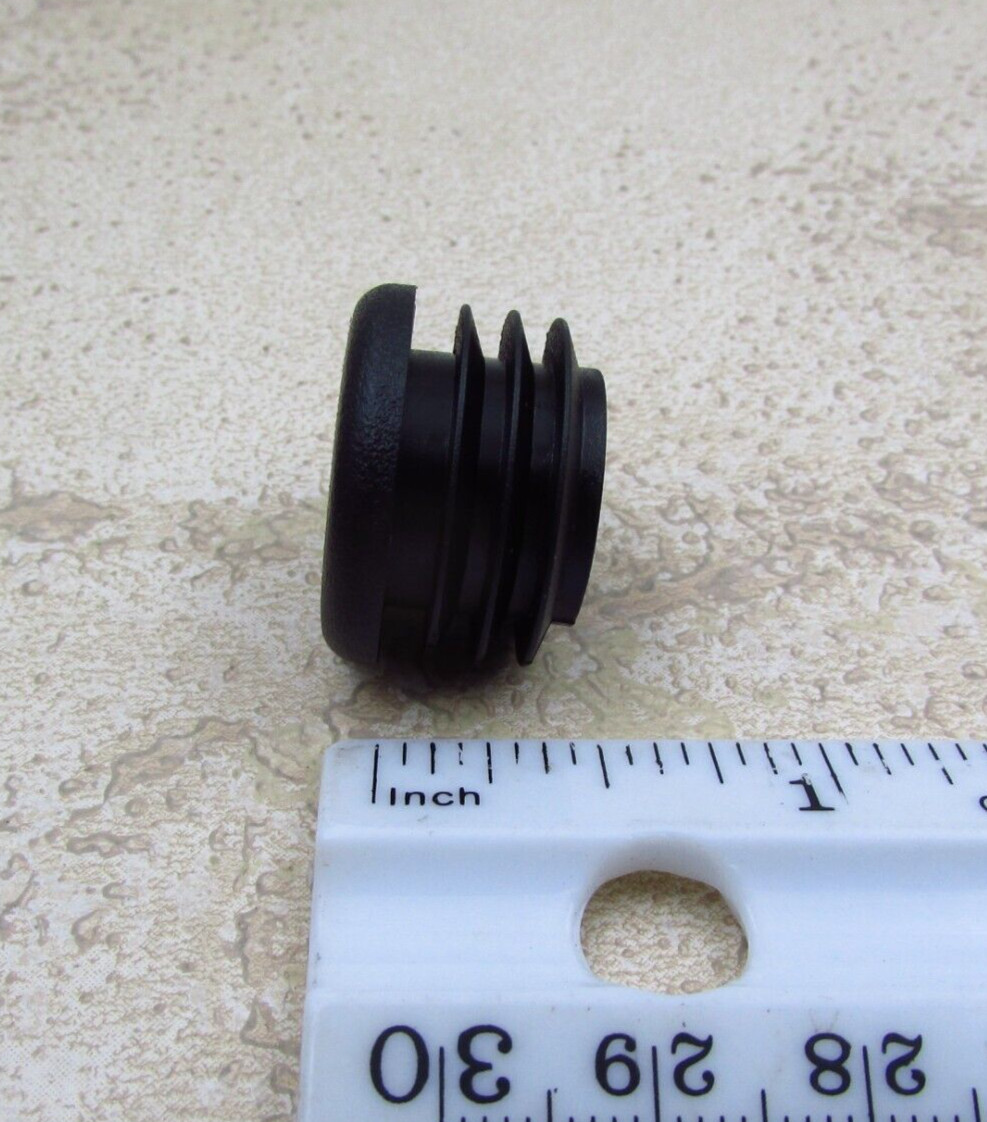 QTY 8 Plastic 7/8″ Inch OD, 14-20 Gauge Round Tube End Cap Insert Plug Glide