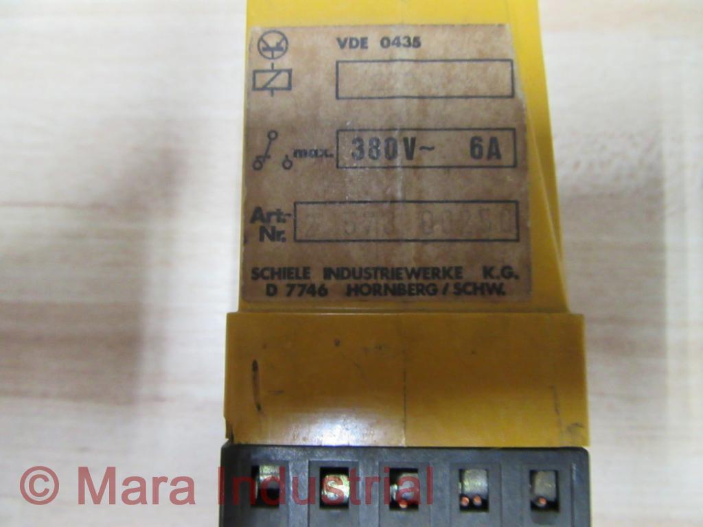 ABB 2-573-00250 Schiele Relay 257300250