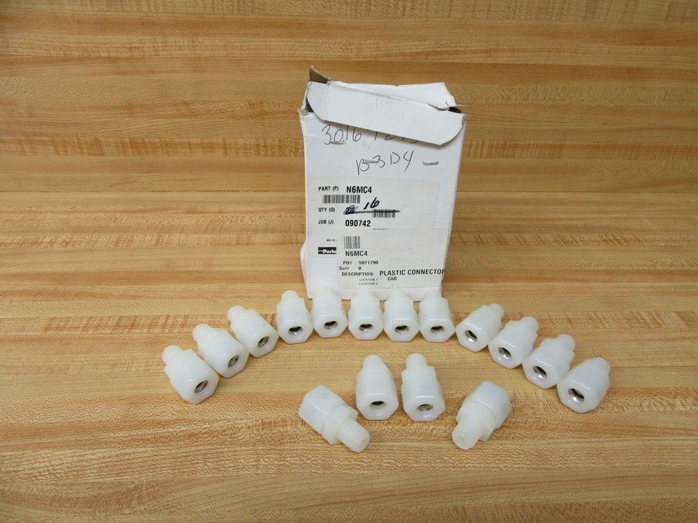 Parker N6MC4 Male Connector (Pack of 16)