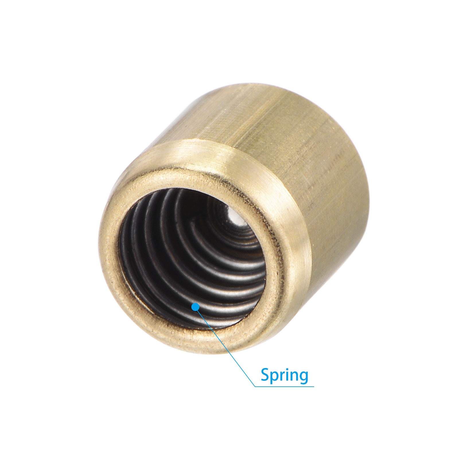 20Pack Brass Push Button Grease Oil Cup 8x8mm Ball Oiler for Lubrication System
