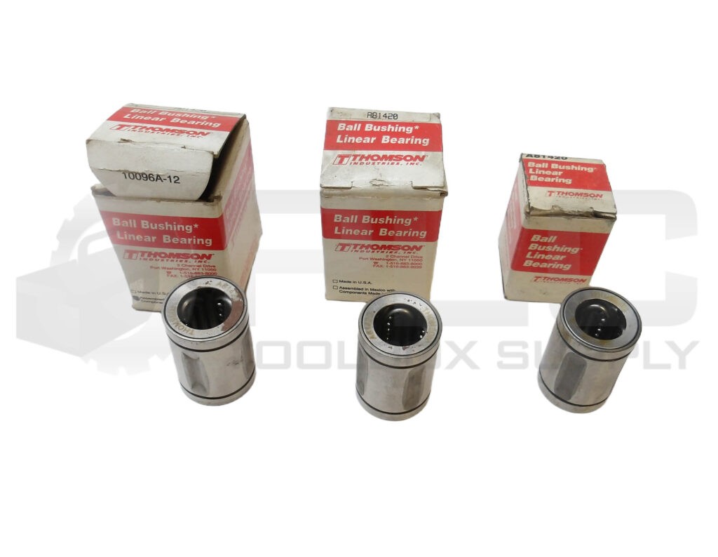 LOT OF 3 NEW THOMSON A81420 BALL BUSHING LINEAR BEARING 9/16″ BORE *READ*