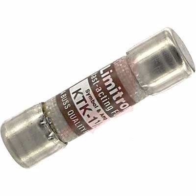 KTK-1-1-2 Fuse Cylinder FastActing 1.5A 0.4063×1.5in Melamine Cart. 600VAC Clip