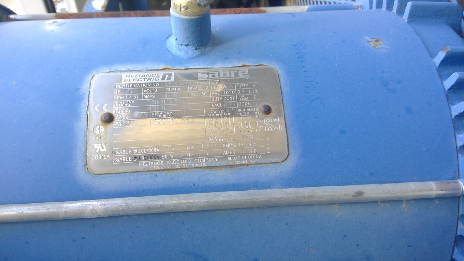 GARDNER DENVER SUTORBILT 4MS BLOWER W 15 HP ELINE 2 UNITS AVAILABE $2,500 EACH