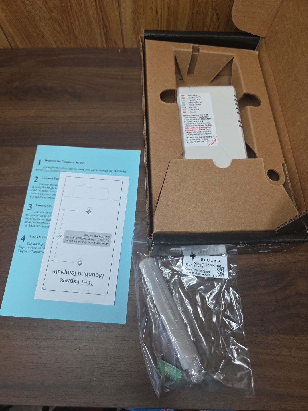 TG-1 EXPRESS LTE-V TELGUARD CELLULAR ALARM COMMUNICATOR RADIO AT&T TG1LAX