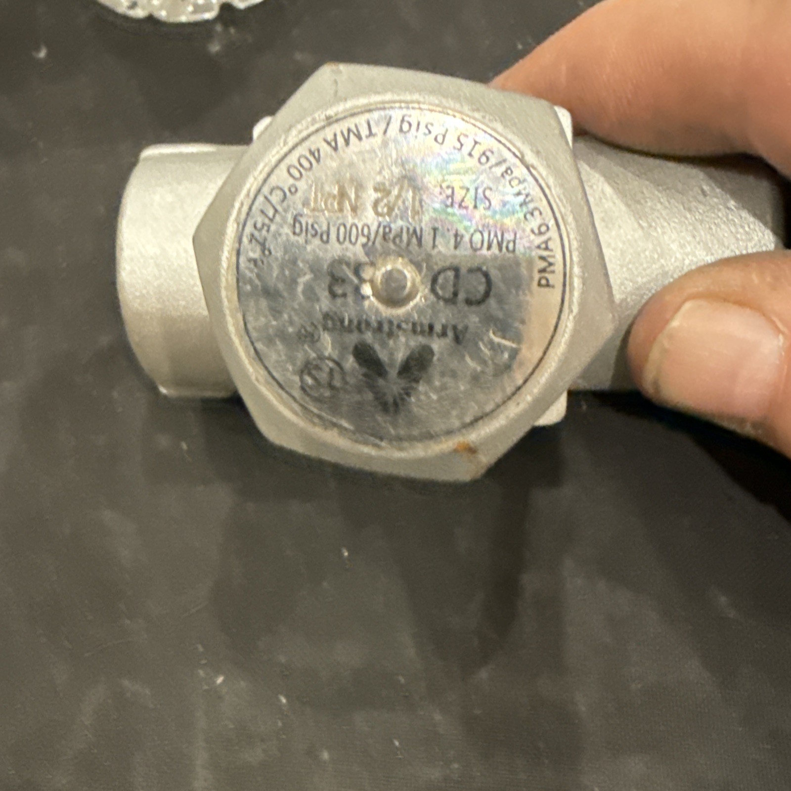 ARMSTRONG 1/2″ STEAM TRAP CD-33 A743 CA40 Size 1/2” NPT READ