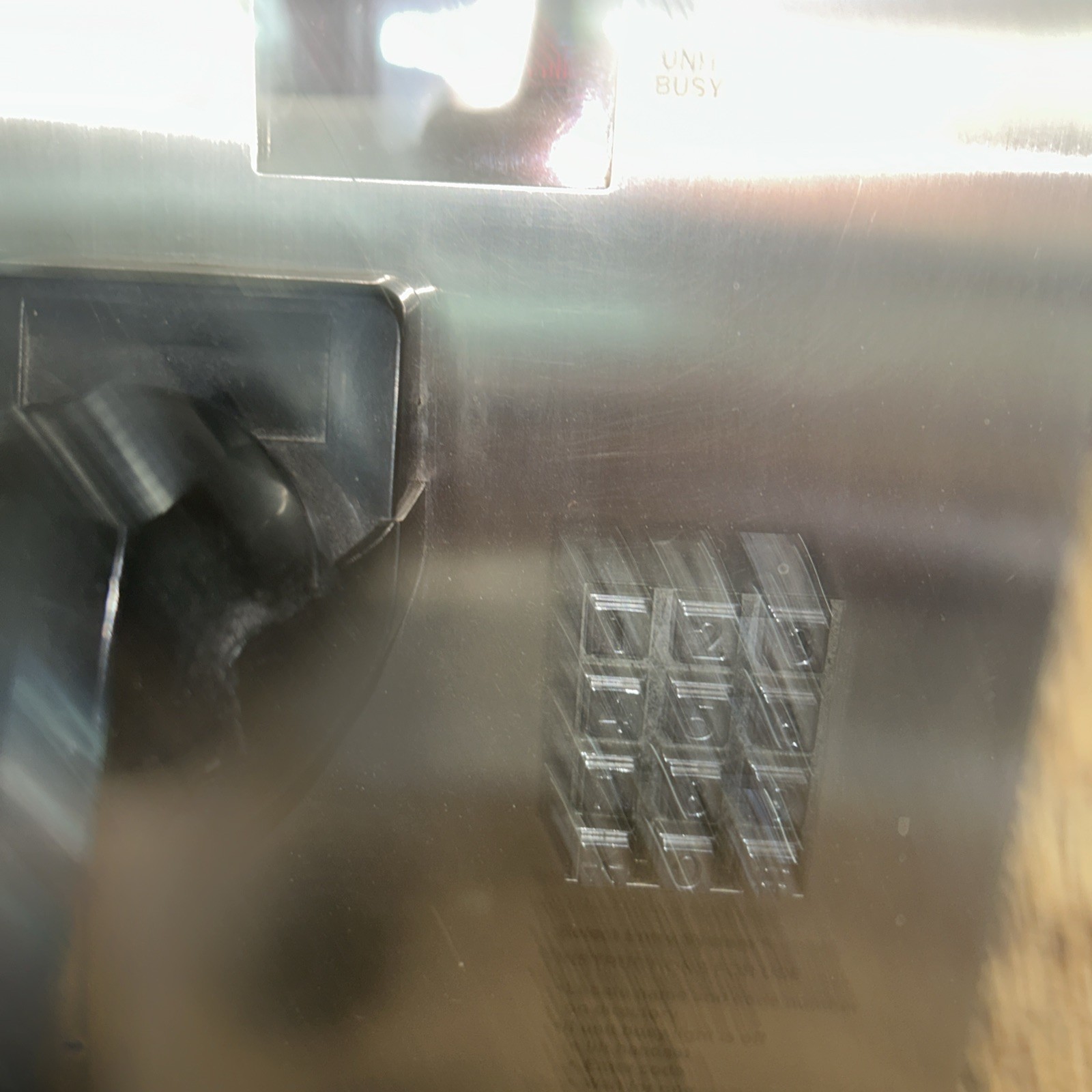 Keypad TEC1 Select Engineered Systems T1HF125CA electronic telephone directory