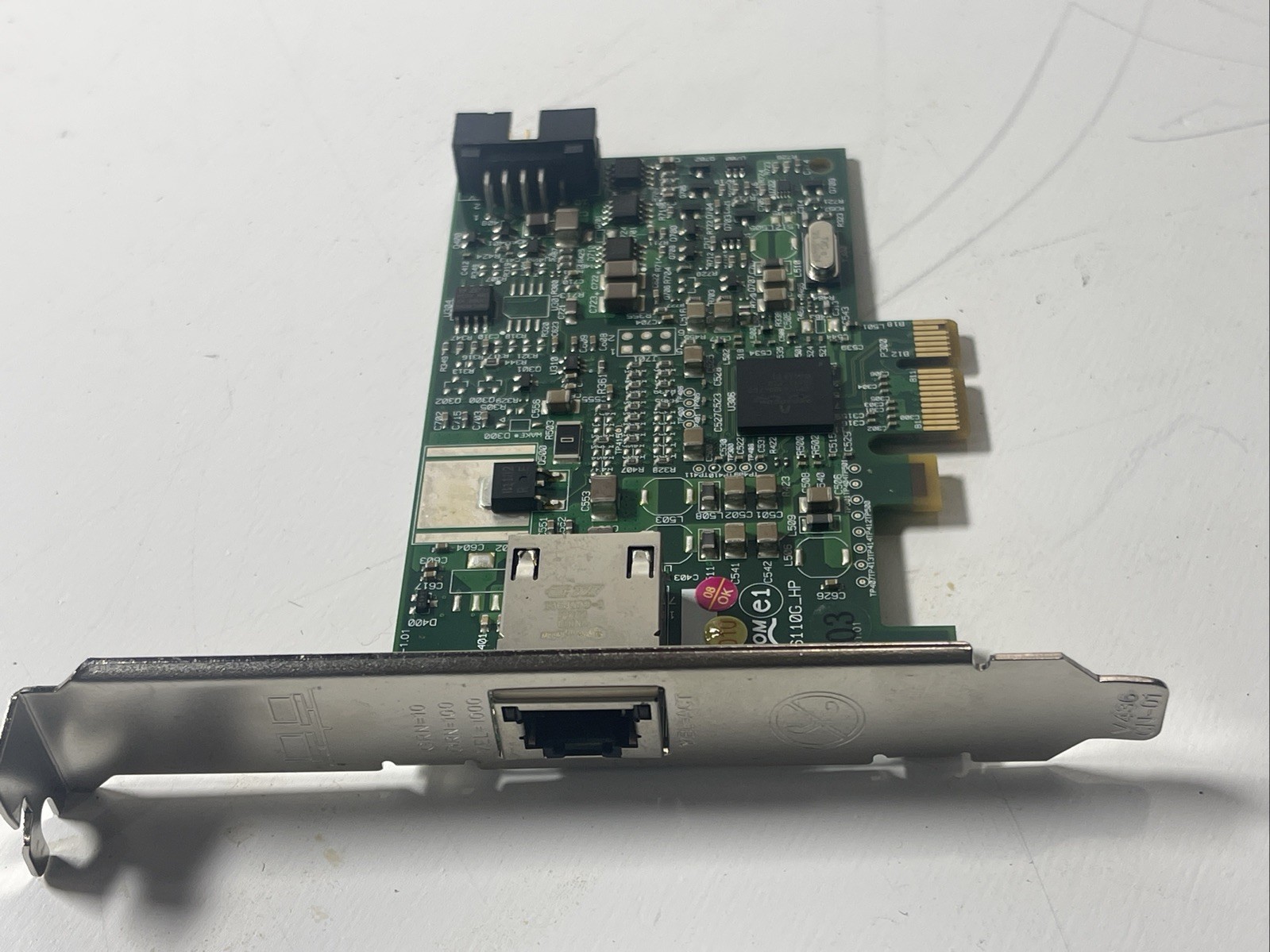 BROADCOM BCM95761A6110G PCIE DUAL-PORT GIGABIT ETHERNET NIC
