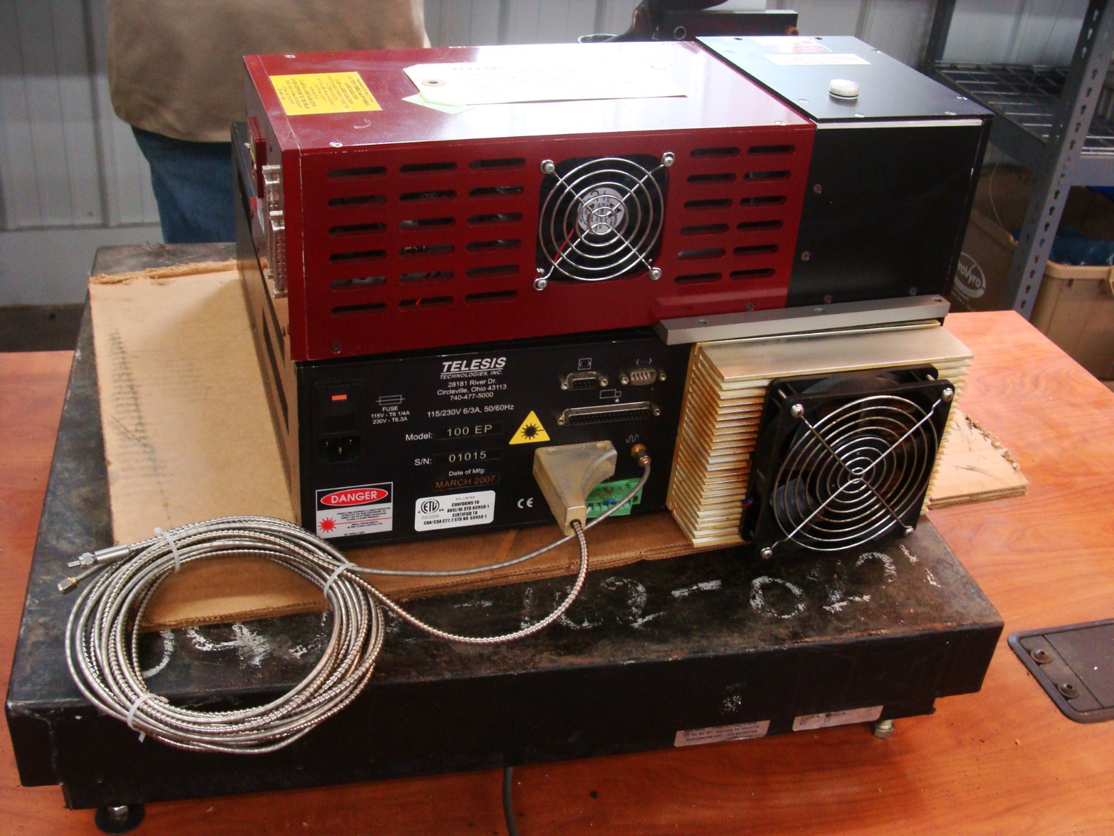 TELESIS TLM SERIES DIODE-PUMPED LASER SYSTEM TLM 100EP