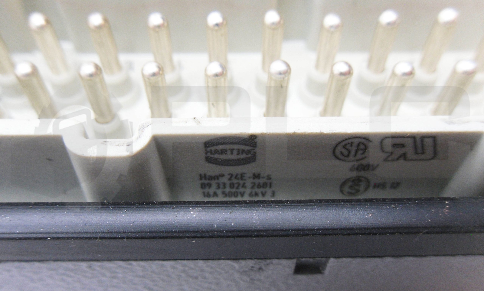 HARTING 09300240307 CONNECTOR HOUSING TYPE 4X/12 W/ HAN 24E-M-S CONNECTOR 16A