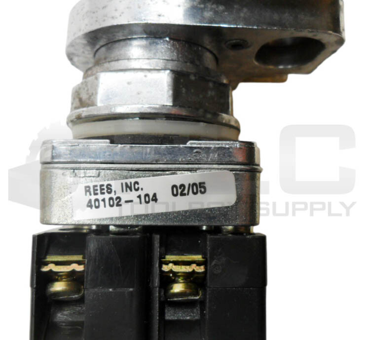 REES 40102-104 PUSH BUTTON W/ 50703N0-NC CONTACT BLOCK