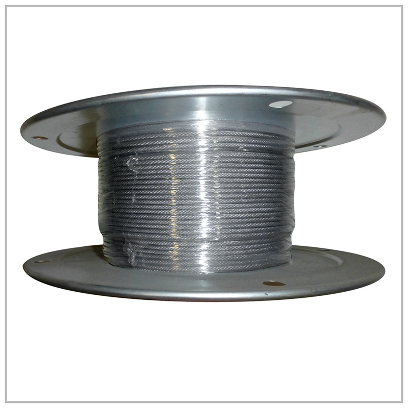 1/4″ (.250) X 75′ ft Stainless Steel Aircraft Cable 7 x 19 Type 304 ASTMA 492