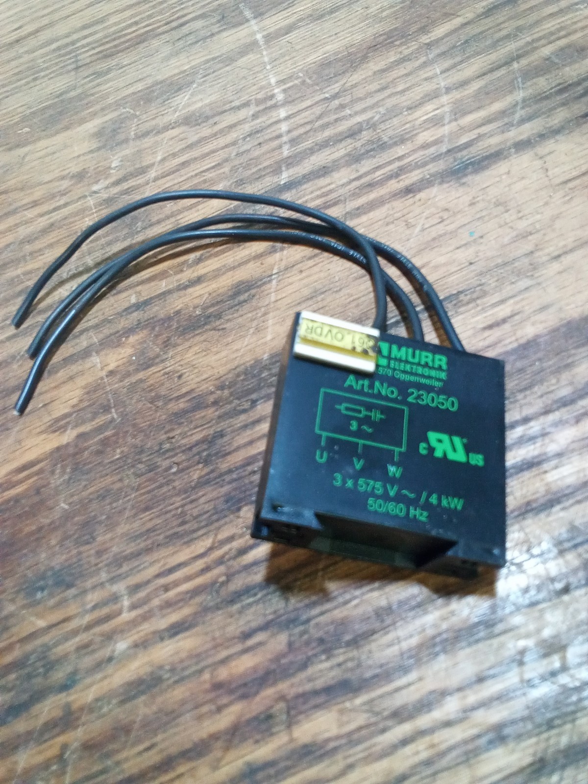 Murr Elektronik 23050 3 Phase RC Motor Surge Supressor