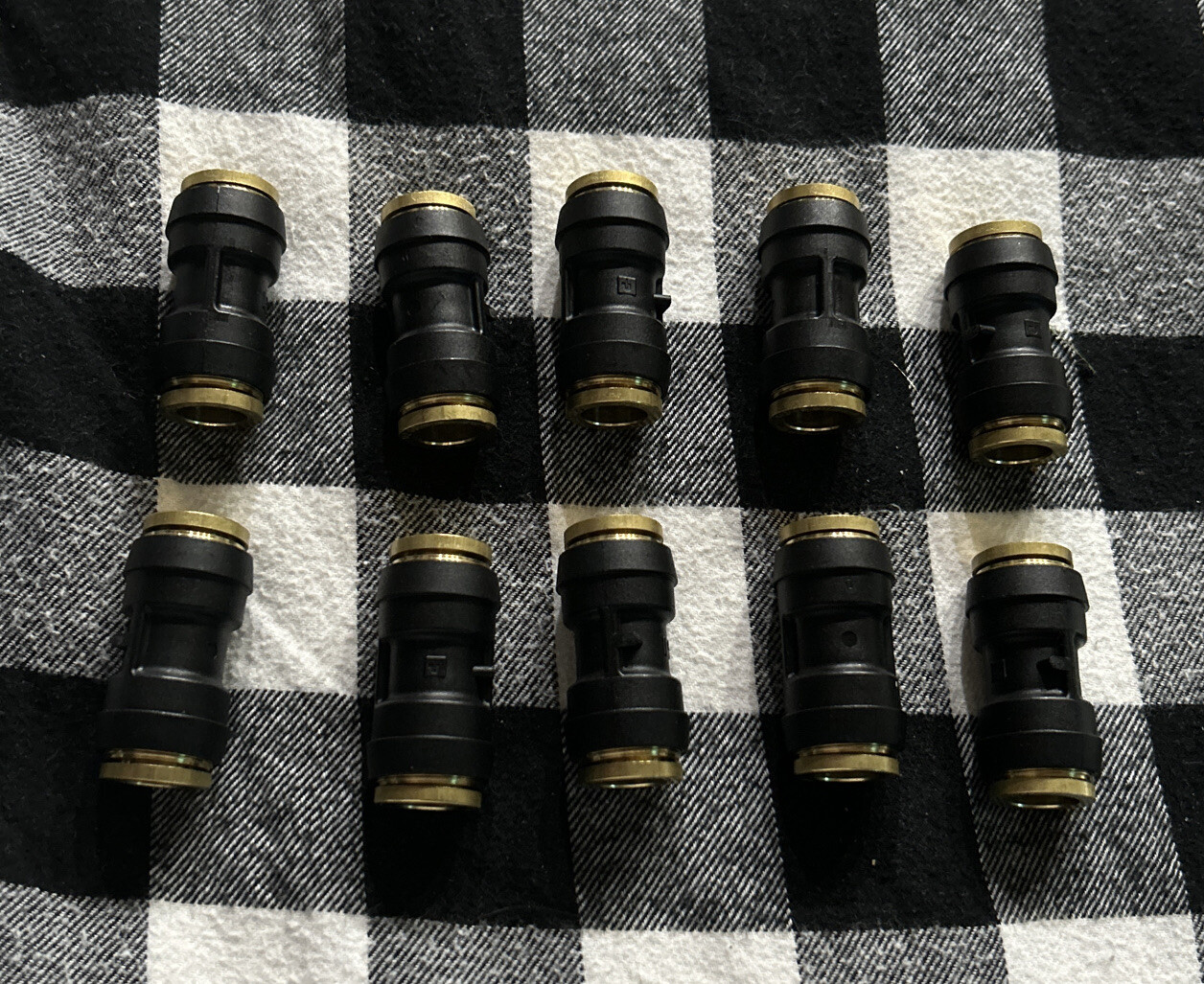 Parker ~ 32PTC-8 ~ Straight Union ~ 1/2 in ~ Pack of 10 ~ push to connect ~ New