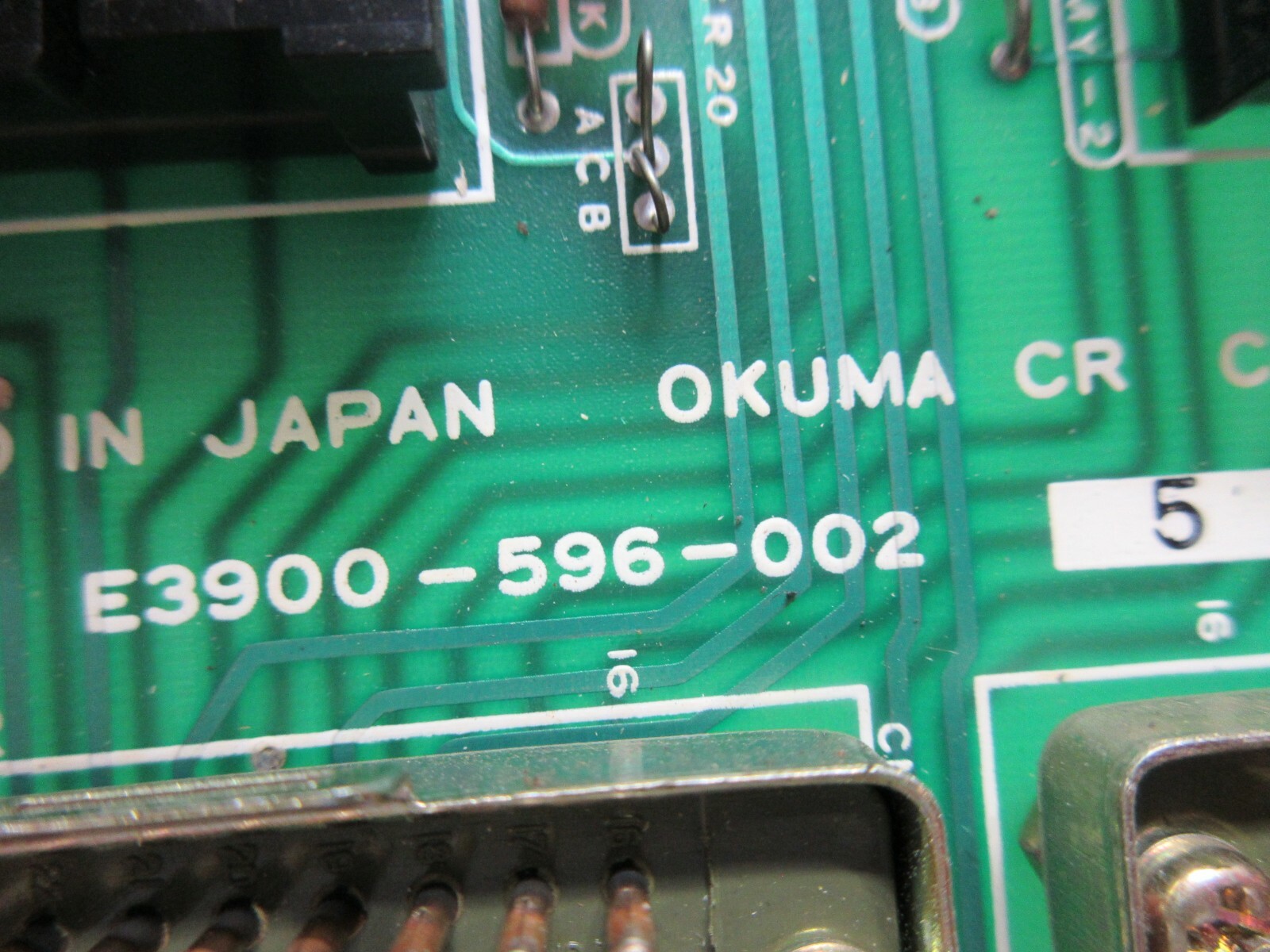 OKUMA MC-4VA OSP5000M-G CIRCUIT BOARD E3900-596-002 5 WARRANTY