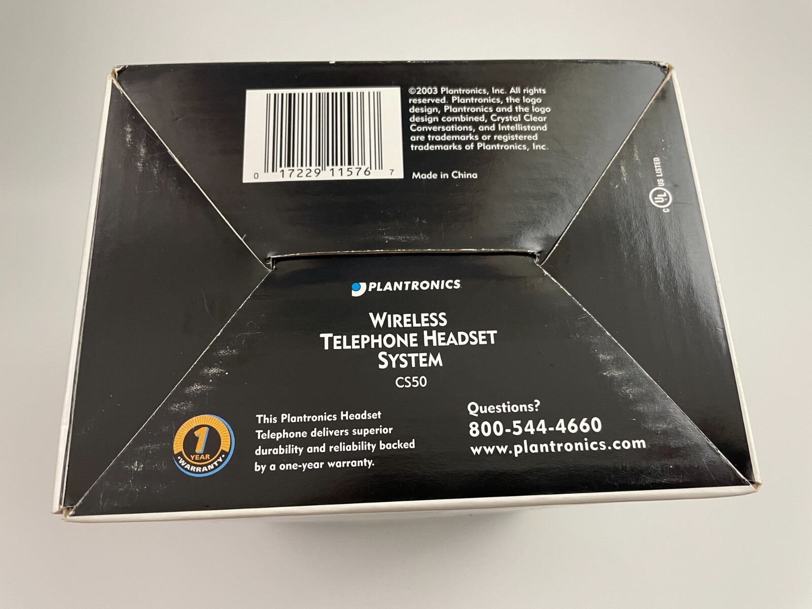 Plantronics CS50 Wireless Office Headset System-Original Brand New