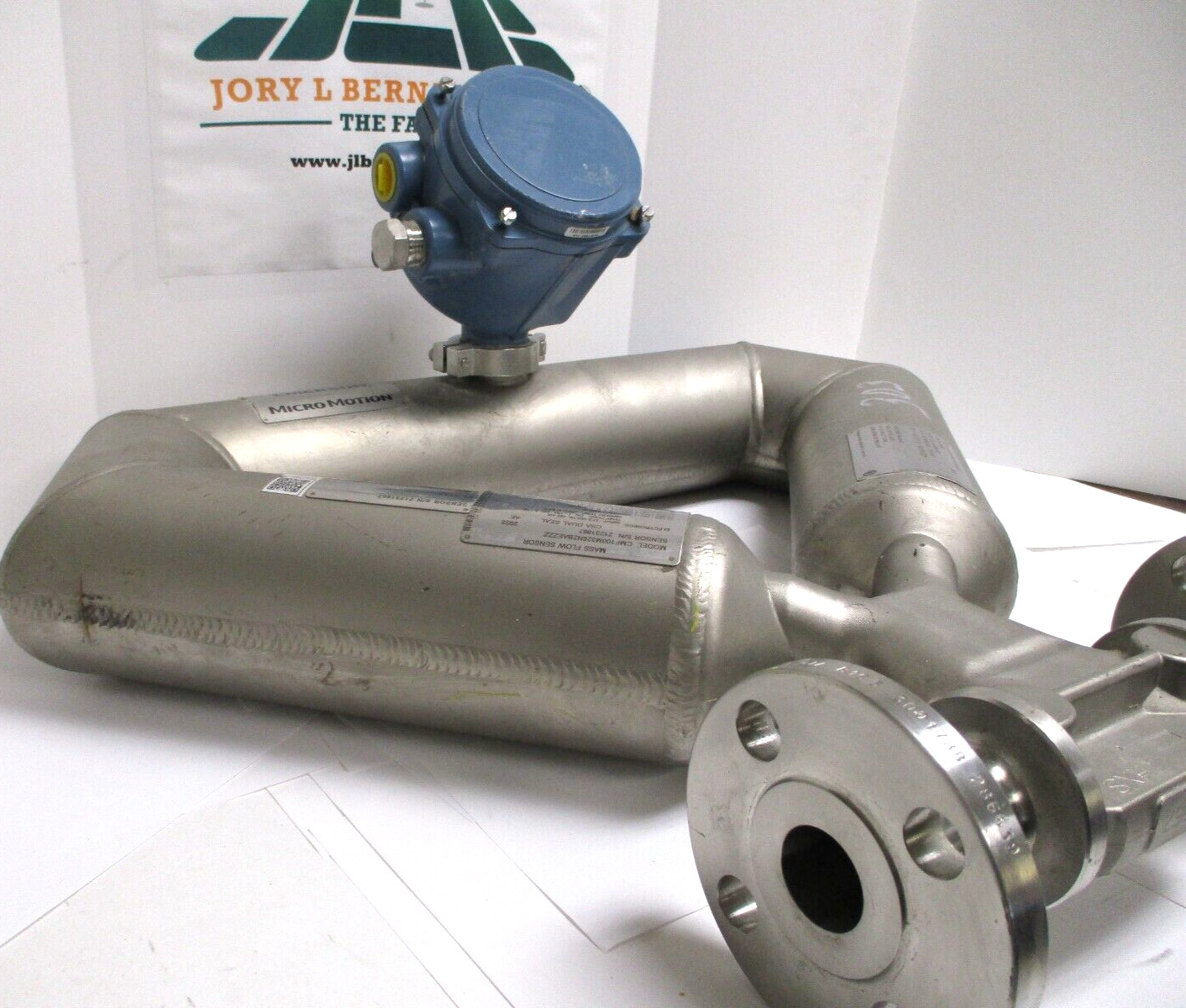 MICRO MOTION, CMF100M328N2BAEZZZ , 1″ 150 SST MASS FLOW SENSOR , SURPLUS