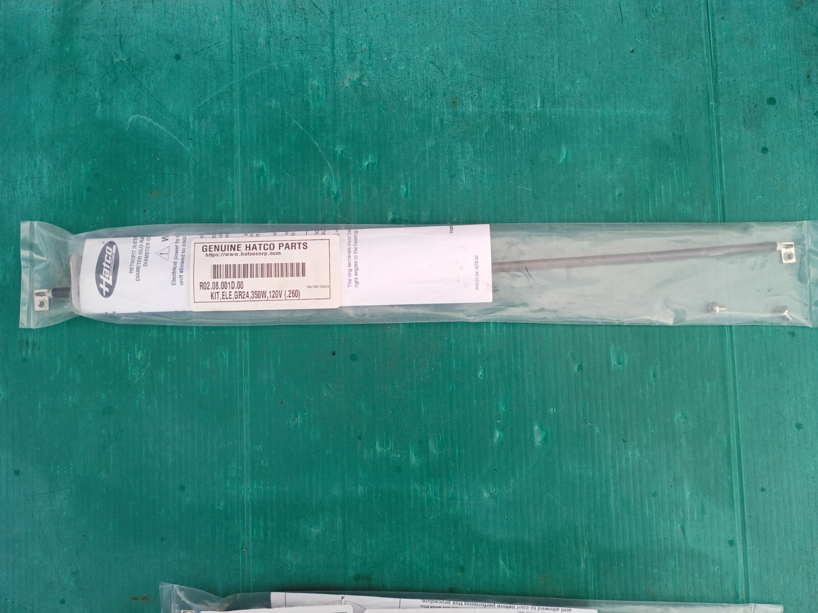 Hatco R02.08.001D.00 120V 350W Heating Element