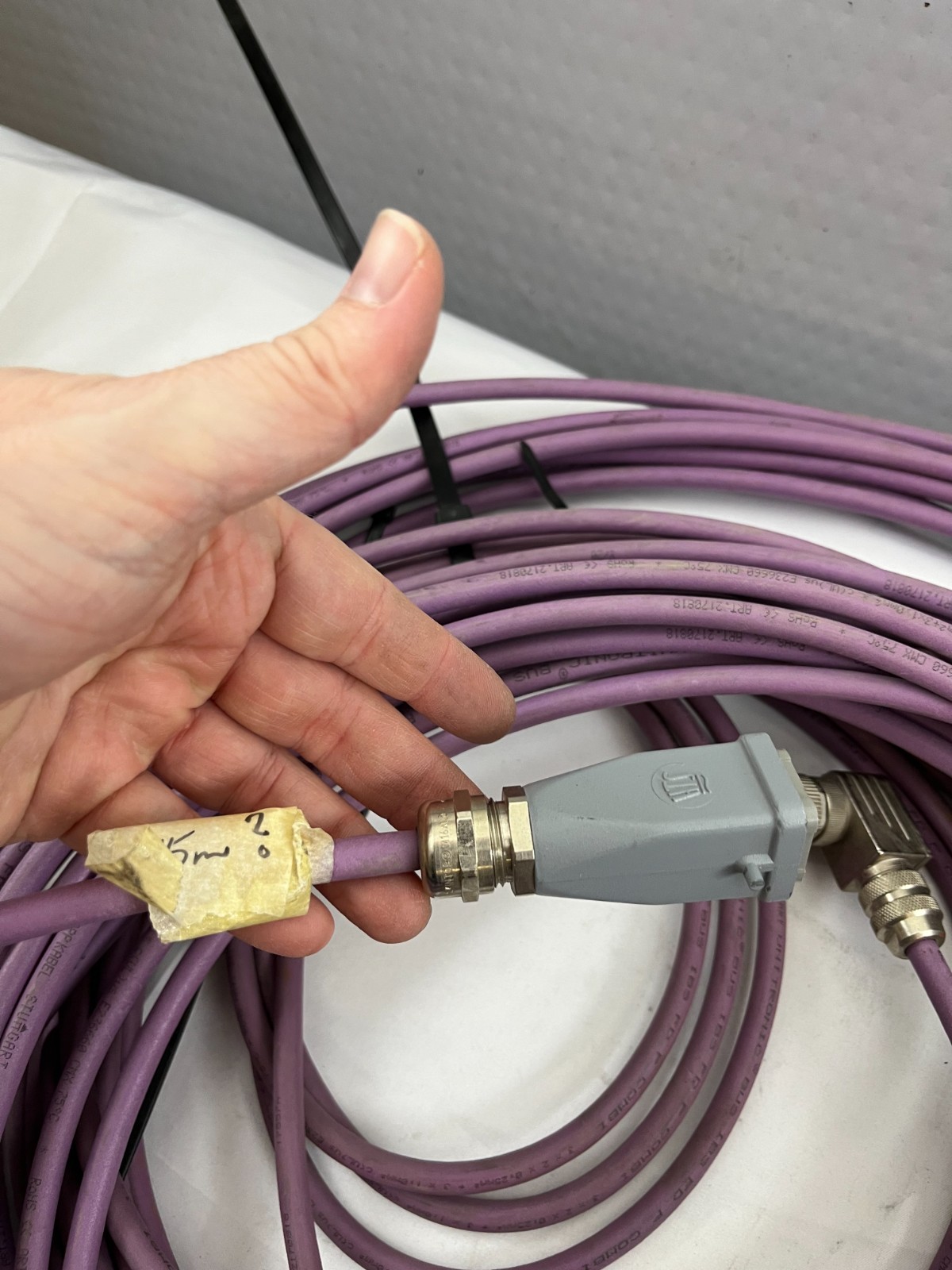 Lapp Kabel UNITRONIC BUS IBS FD P COMBI A Profibus Fieldbus Cable Bundle Used