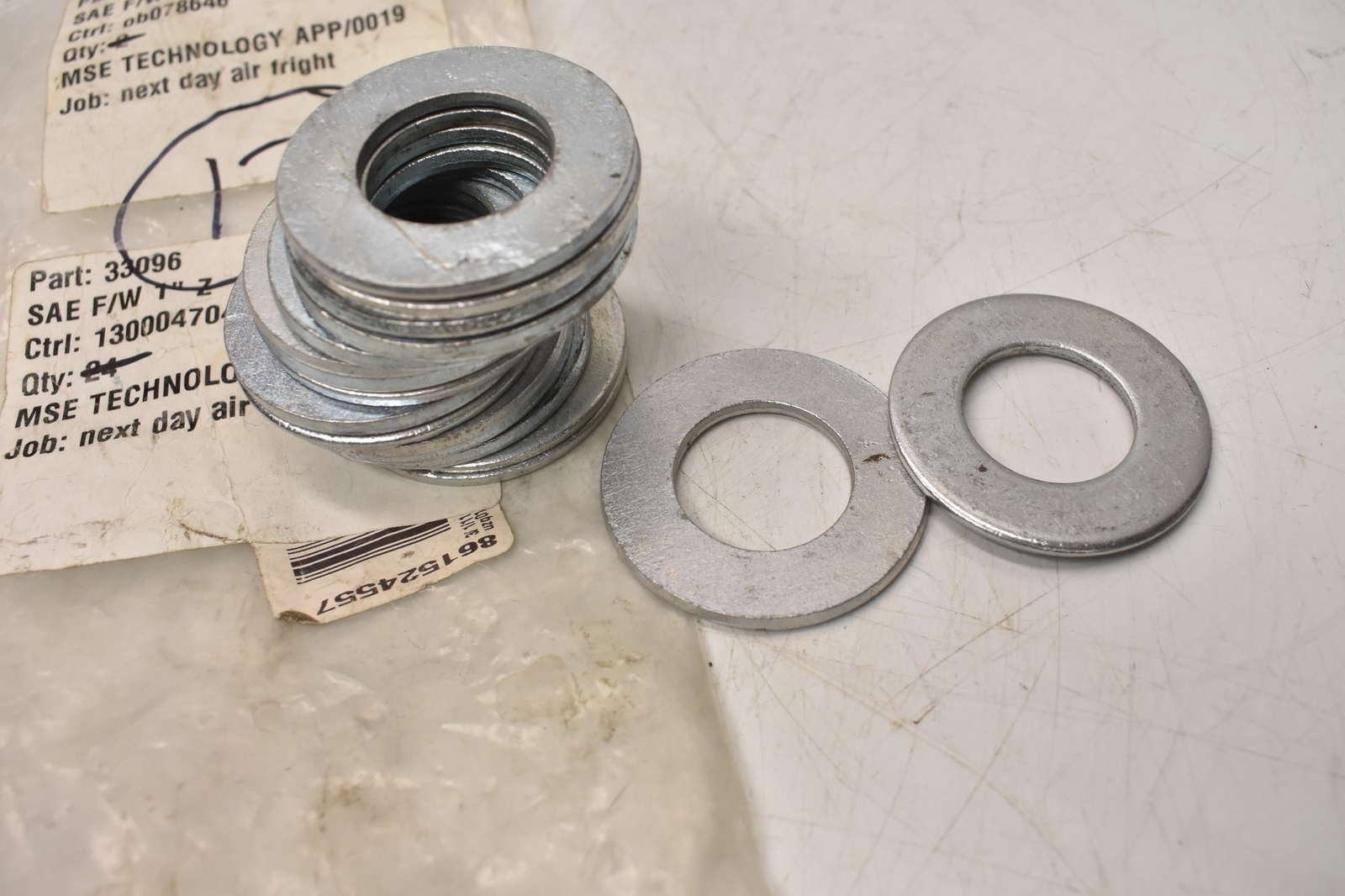 MSE General Purpose Flat Washer SAE F/W 1″ Z 33096 Lot of 17