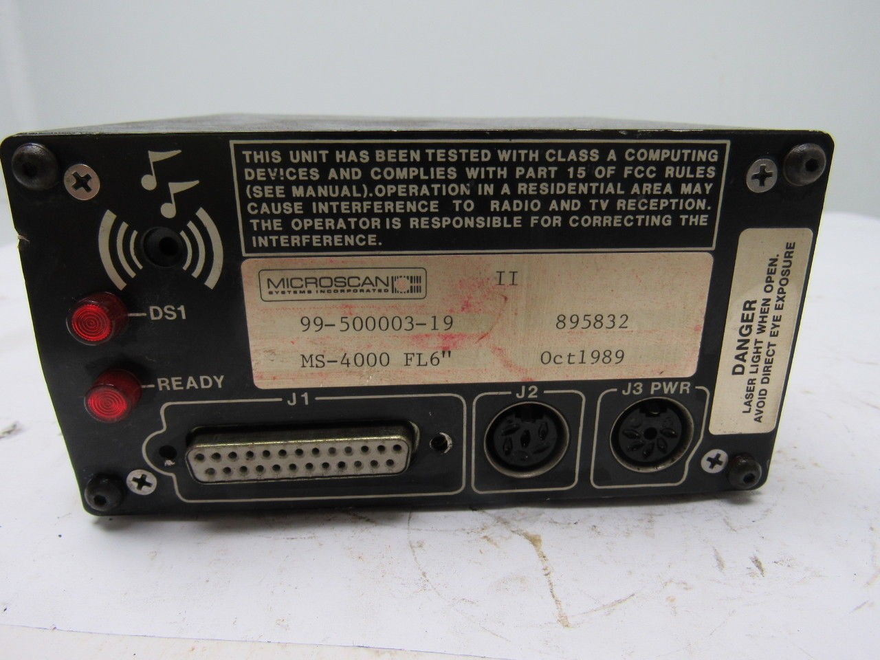Microscan 99-500003-19 MS-4000 Barcode Decoder Scanner